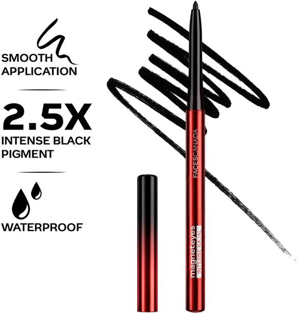 FACES CANADA Magneteyes Intense Kajal | 36HR Waterproof | Smudge Proof | Gel Formula