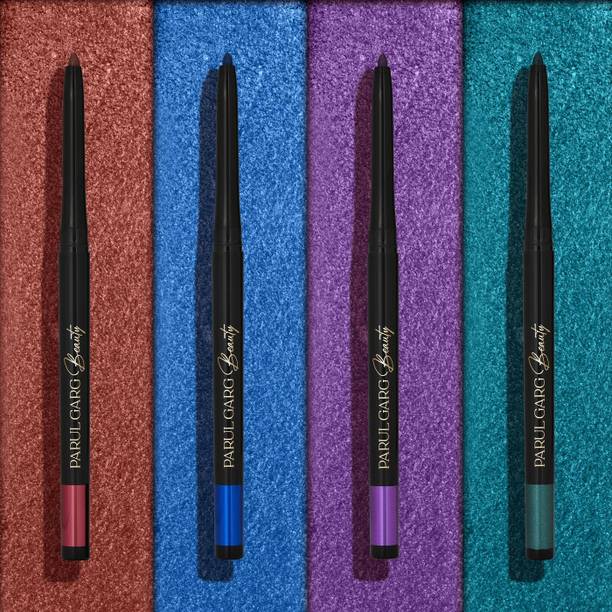Parul Garg Bold Define Kajal | Smudge-Proof Kajal | Vegan & Cruelty-Free - Pack of 4