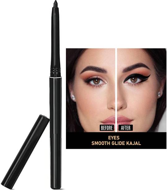 NADJA Long-Lasting Black Kajal Eyeliner Smudge-Free
