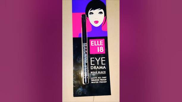 ELLE 18 35 GRAM PACK OF 1 eye drama ] WATER PROOF]SMOKE BLACK]