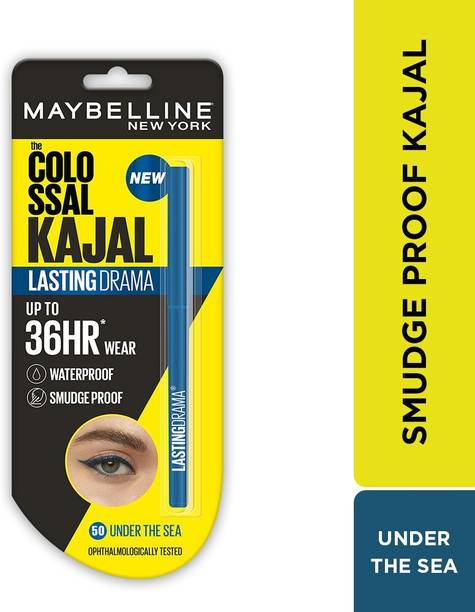 मयंकसो Colossal Lasting drama Kajal - 36H Wear, Waterproof Kajal - 50 Under The Sea