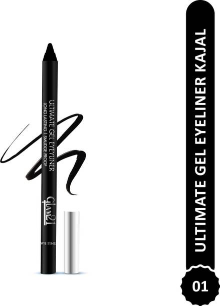 Glam21 Gel Eyeliner Long Lasting Kajal | Smudge Proof | Highly Pigmented