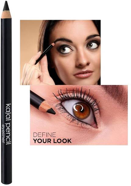 USBK BEST MATTE FINISH BLACK KAJAL PENCIL FOR BOLD EYE MAKEUP