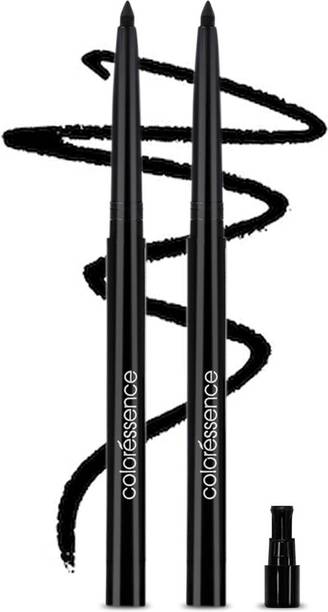 COLORESSENCE I-POP Kajal Combo of 2 | Waterproof Long Stay Kohl | Inbuilt Sharpener