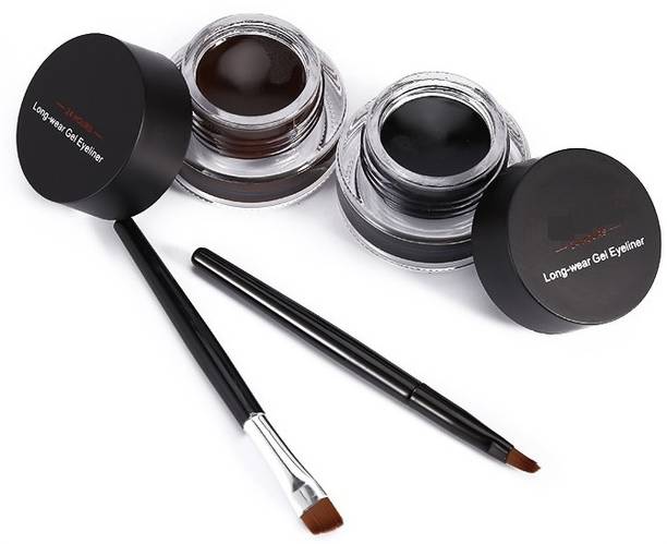 BLUEMERMAID Gel Liner with 2 Brushes Easy to Eye Makeup