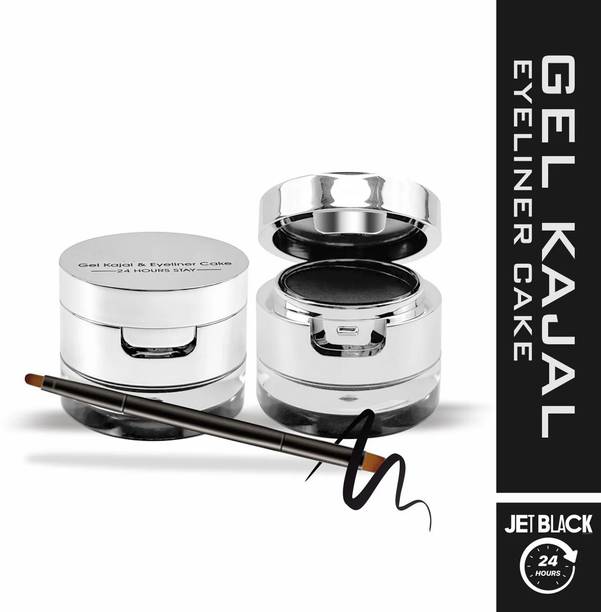 Herrlich Matte look Gel Kajal & Cake Eyeliner Smudge Proof & Transfer Proof