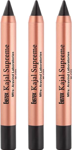Eyetex Kajal Supreme Stick, Pack of 3