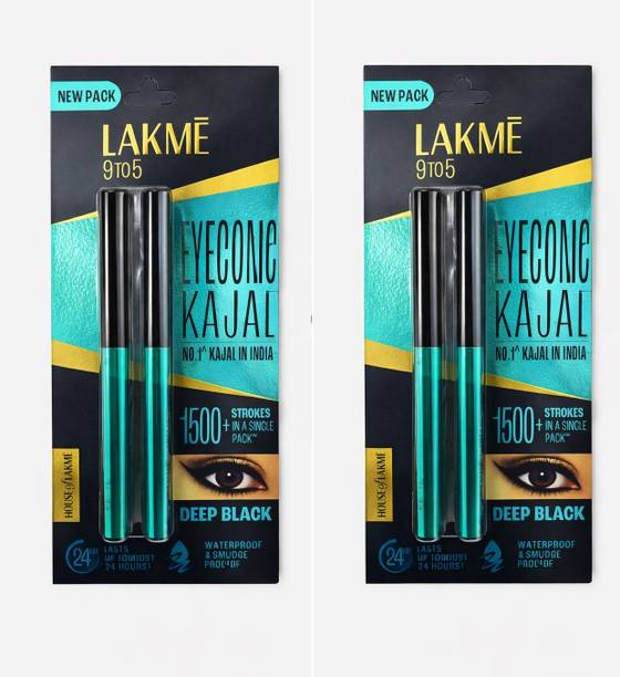 Lakmé Set of 4 Eyeconic Kajal 0.35g Each