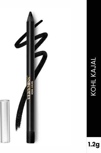 VERYMISS Kohl Black Kajal I Water & Smudge Proof I Super Black