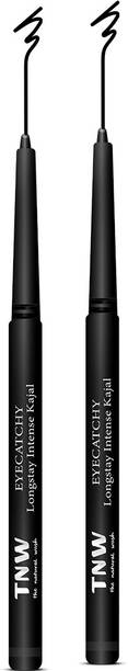 TNW - The Natural Wash Eyecatchy Longstay Kajal | Pigmented, Smudge-Proof, Water-Proof