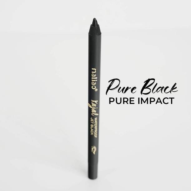 maliao waterproof jet black kajal