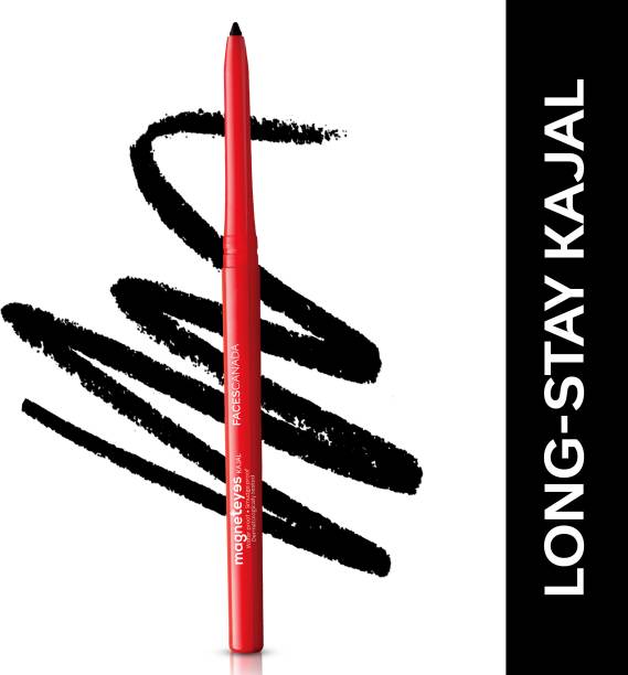 FACES CANADA Magneteyes Kajal | 24HR Long Stay, Smudge & Water Resistant, Fade Proof