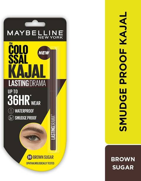 मयंकसो Colossal Lasting drama Kajal - 36H Wear, Waterproof Kajal - 30 Brown Sugar