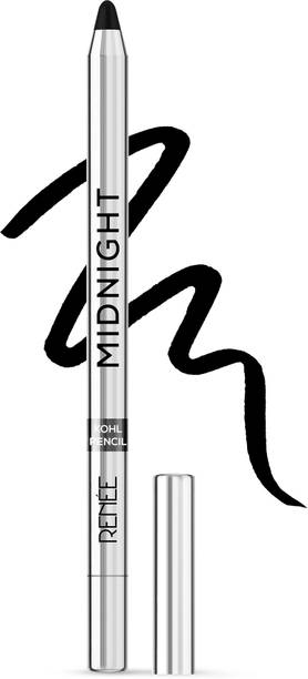 Renee Midnight Kohl Kajal Pencil - Waterproof Smudgeproof Color W