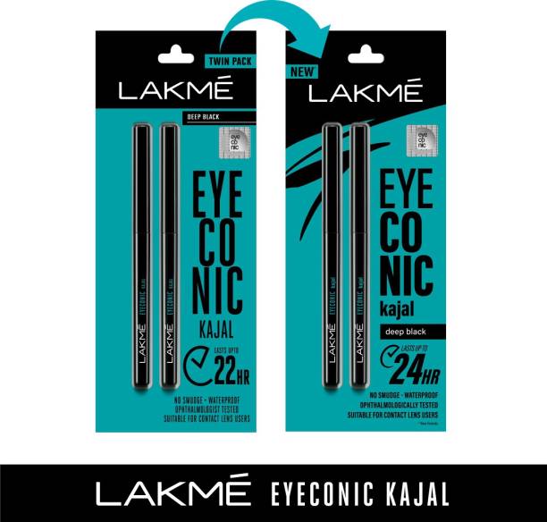 Lakmé Eyeconic Kajal Twin Pack