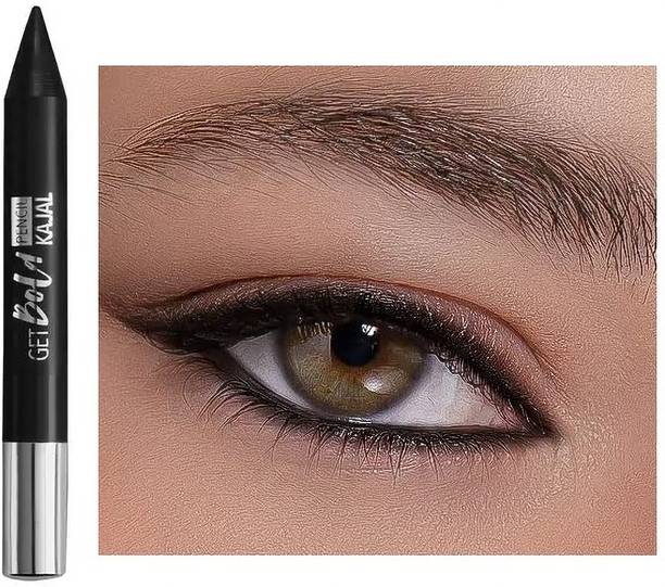 Lemixco Smoky Drama Black Matte Kajal Pencil For Women
