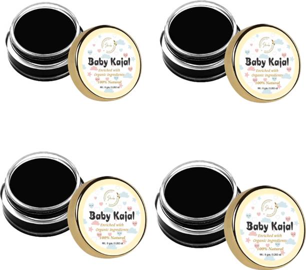 skivila Baby Kajal Black For Newborn - 100% Natural & Organic Kajal- 32 gm