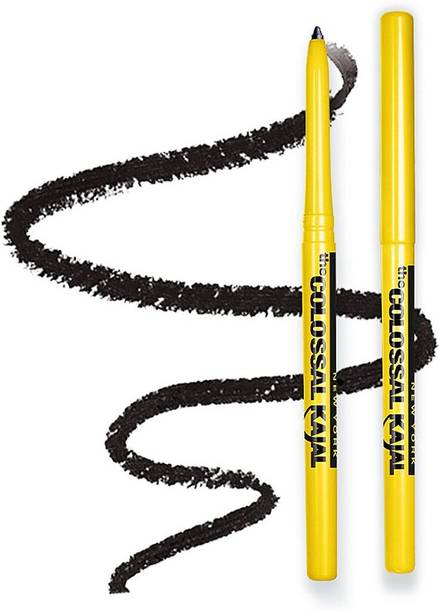 MAYBELLINE NEW YORK Colossal Kajal Pack Of 2, Intense Colour, Waterproof, Long lasting 24Hrs Stay