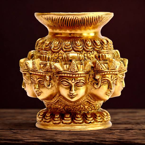 Craftcart Brass Pooja Kalash Antique | Brass Lota | Brass Kalash