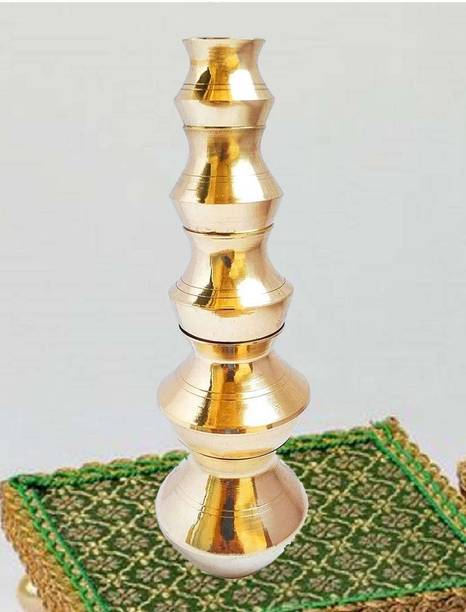 Denique Utaran Kalash Brass Decorative Item for Living Room.1 Set Brass Kalash