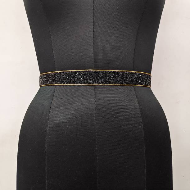 purala Women Evening, Party, Casual Gold Fabric Belt