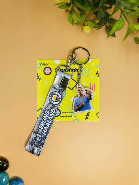 Since 7 Store Erling Haaland Keychain Combo Premium Double Sided Printed Key Chain