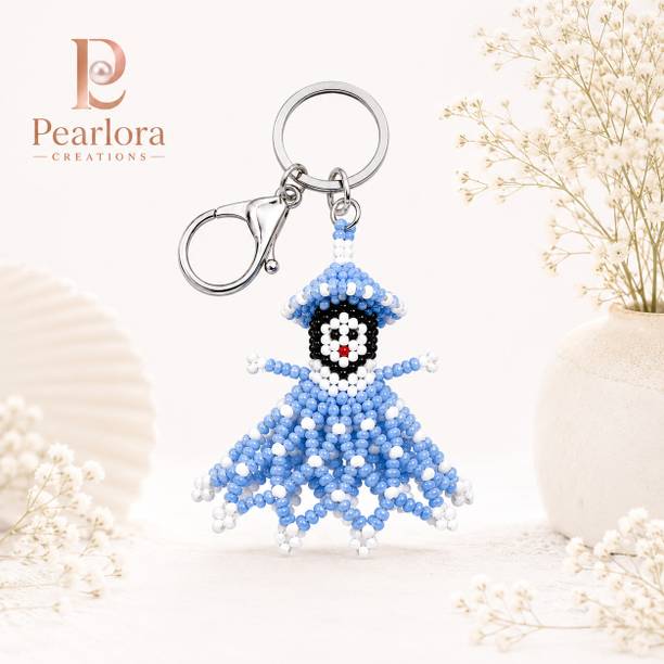 Pearlora Handmade Beaded Dancer Doll Keychain 01 Key Chain