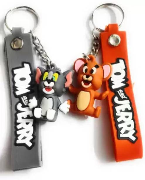 mik TOM AND JERRY CUTE KEY CHAIN { PACK OF 2 } Key Chain