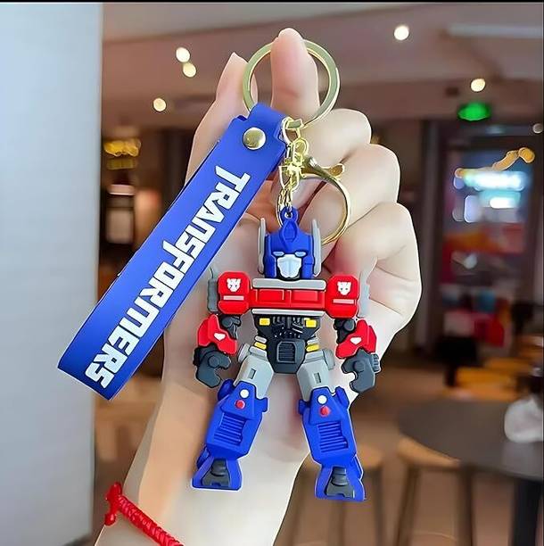 VIRTUAL "Transformer Robot Keychain | 2-in-1 Mini Action Figure Toy for Kids & Fans" Key Chain