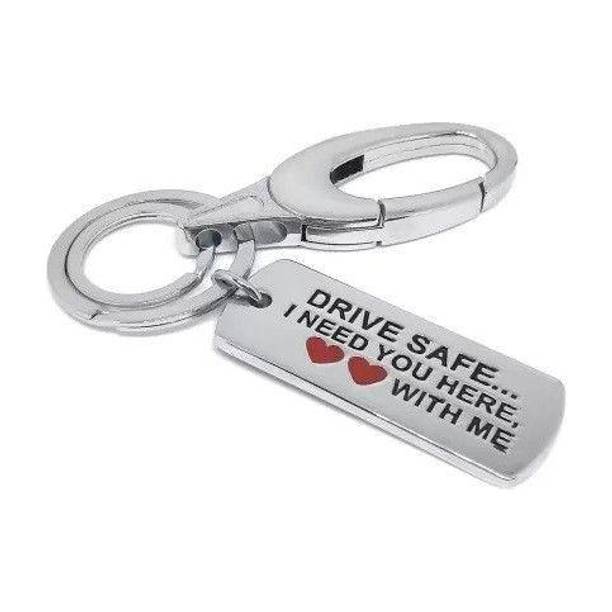Virom Drive Safe Bike Car Key Ring Birthday Gift For Boys Friend Husband Key Chain