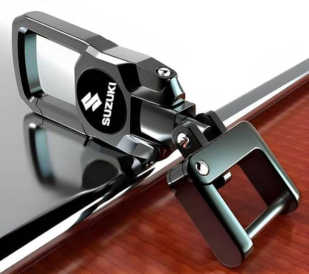 Techpro Keyring Suitable Zimmy/Dzire/Grand Vitara/Brezza/Swift/Baleno all Suzuki Car Key Chain