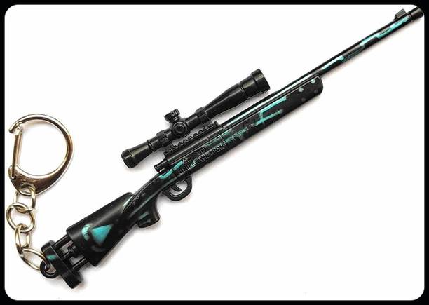 gtrp Trendy-PUBG Metal Guns Keychain (M24) Key Chain