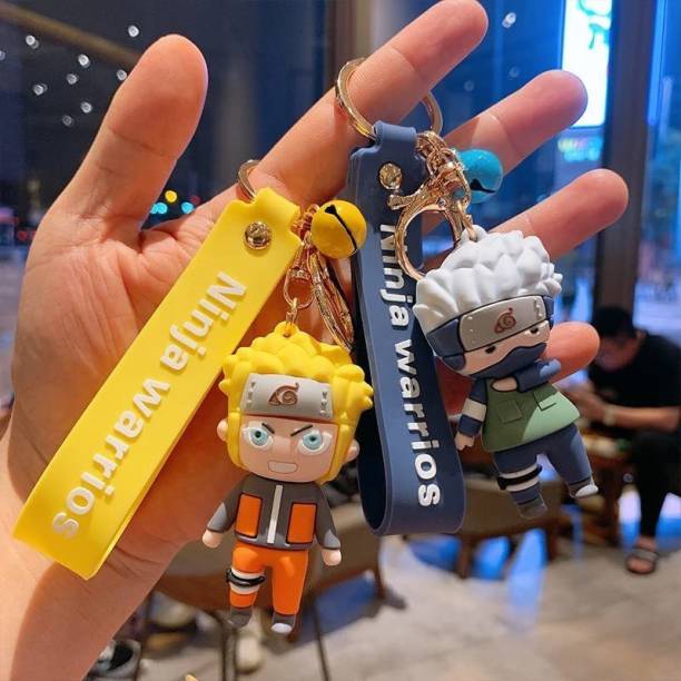 gtrp Naruto Fancy Keychain | Keyring and bag hanging Pack Of 2 Key Chain