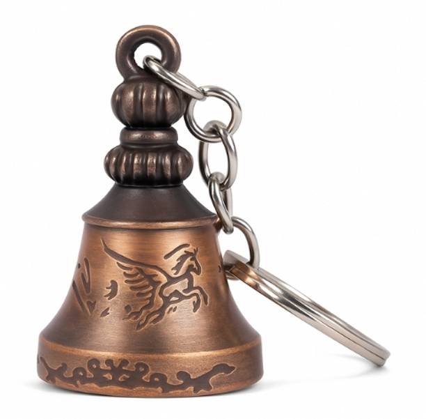 अनिकराफ्ट Guardian Bell Key for Bike | Bell Keychain | Guardian Bell Key | Bike Keychain की चेन