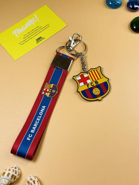 Since 7 Store Football Club Barcelona Combo Premium Double Sided Printed Key Chain