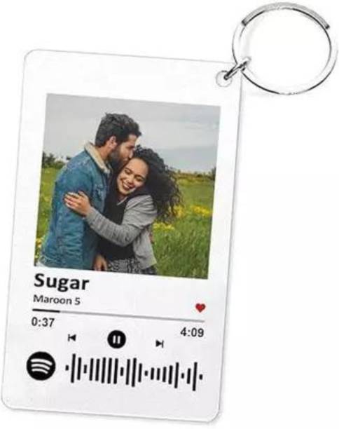 inventoo Customized Spotify Keychain with Spotify Song Code Key Chain