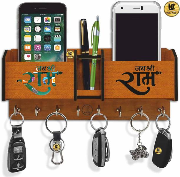AAYOG CREATIONS JSR for home/office/kitchen for wall Best decorative item for home décor Wood Key Holder