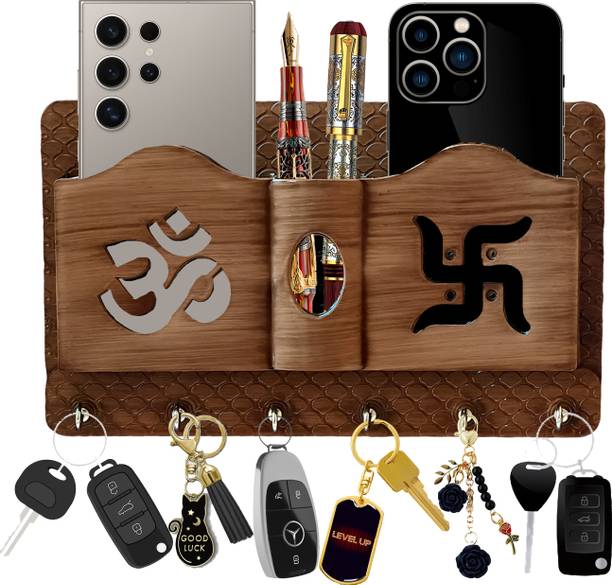 GrabBasket Beautiufl Designer Decorative Wall Hanging Key holder Plastic Key Holder