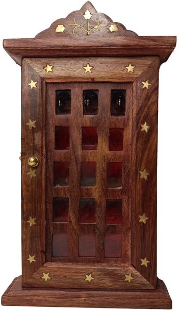Womenium Craft Wooden Wall Hanging Key Holder/Sheesham Wood/Key Holder for Home Decor Wood Key Holder