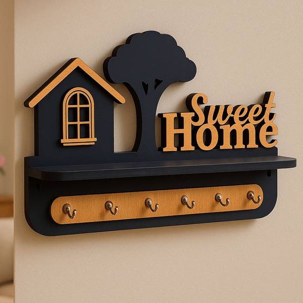 D Unique Home Decor Wood Key Holder