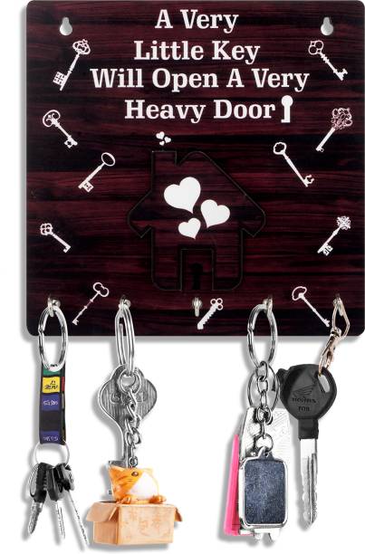 Suveharts Key Holder | Key Holder For Wall | Keyholder | Key Stand | Wood Key Holder-SQ_5 Wood Key Holder