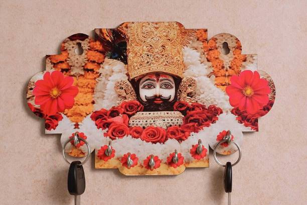 DOLLIFY Shyam Ji wall Key holder Wood Key Holder