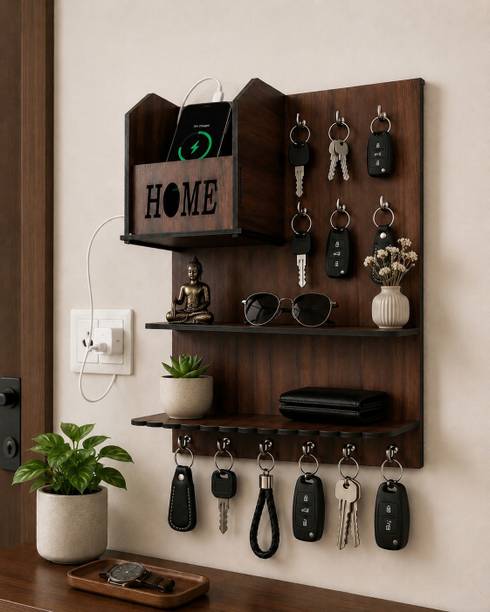 JBajrang Premium Wooden key holder Wood Key Holder