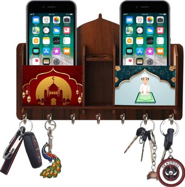 phical art Decorative wooden key Holder | Key Holder for home Decor Living room 