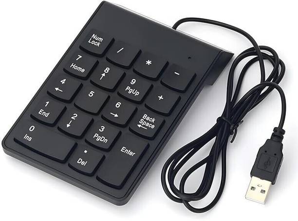 OG X NEXSA Portable USB Numeric Keypad | Slim Mini Number Pad for Laptop & Desktop Laptop Keyboard Replacement Key