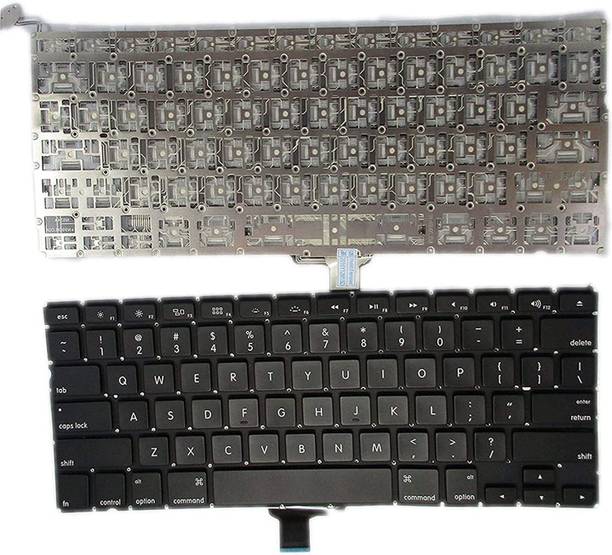 SOLUTIONS-365 COMPATIBLE LAPTOP KEYBOARD FOR MacBook Pro 13" A1278 WITHOUT BACKLIT BLACK US Internal Laptop-size Laptop Keyboard Compatible with Desktop, Laptop, Mac