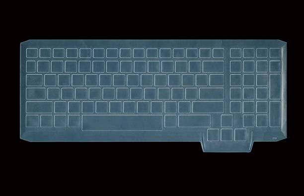 Saco TPU Skin Keyboard Cover for 15.6 Inch Laptop (15-CE011DX 15-CE013DX) HP OMEN 15-CE051NR 15-CE015DX 15-CE018DX 15-CE019DX 15-CE198WM 15-CE071TX Keyboard Skin