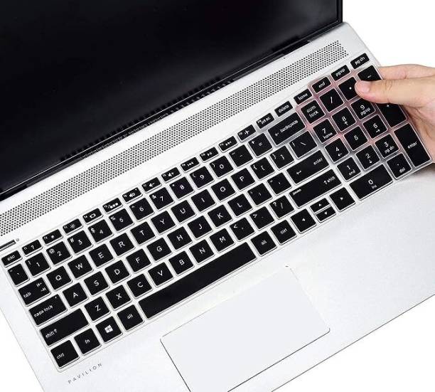 Saco Silicone Keyboard Cover Skin for 15.6 Inch Laptop 2022 HP 15s-eq Series 15.6 Inch Laptop 15s-eq2223AU eq2144au Eq2143au eq1559AU Keyboard Skin