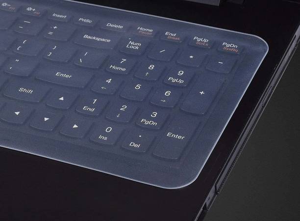 LUMZRK Dust Proof and Washable Ultra Thin Cover Clear Silicon Protector Laptop Keyboard Skin