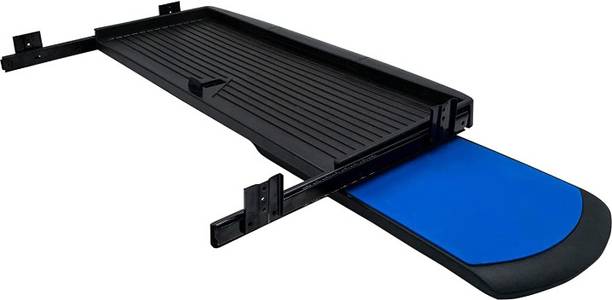 Vrushti Plastic Keyboard Tray With Mouse and Channel Keyboard Tray